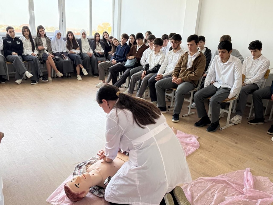 мастер-класс по оказанию первой медицинской помощи, для школьников