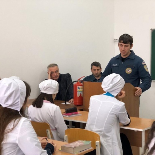 Встреча с работниками МЧС по г. Хасавюрт