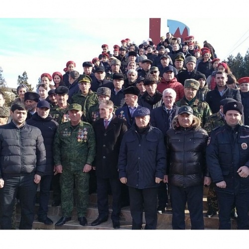 Митинг памяти, посвящённый 31-й годовщине вывода Советских войск из Афганистана.